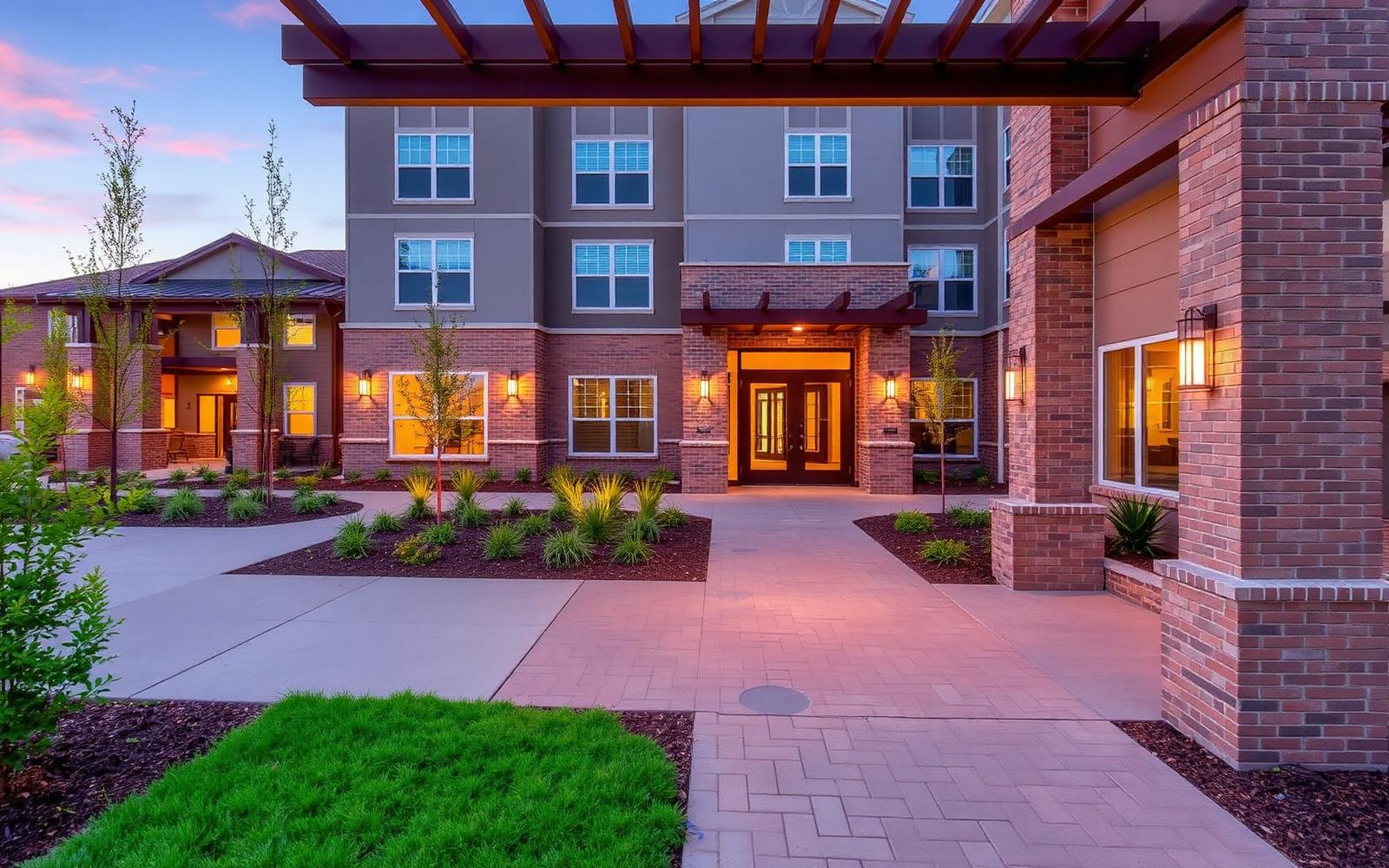 Apartment exterior on Nolensville Pike, Nashville