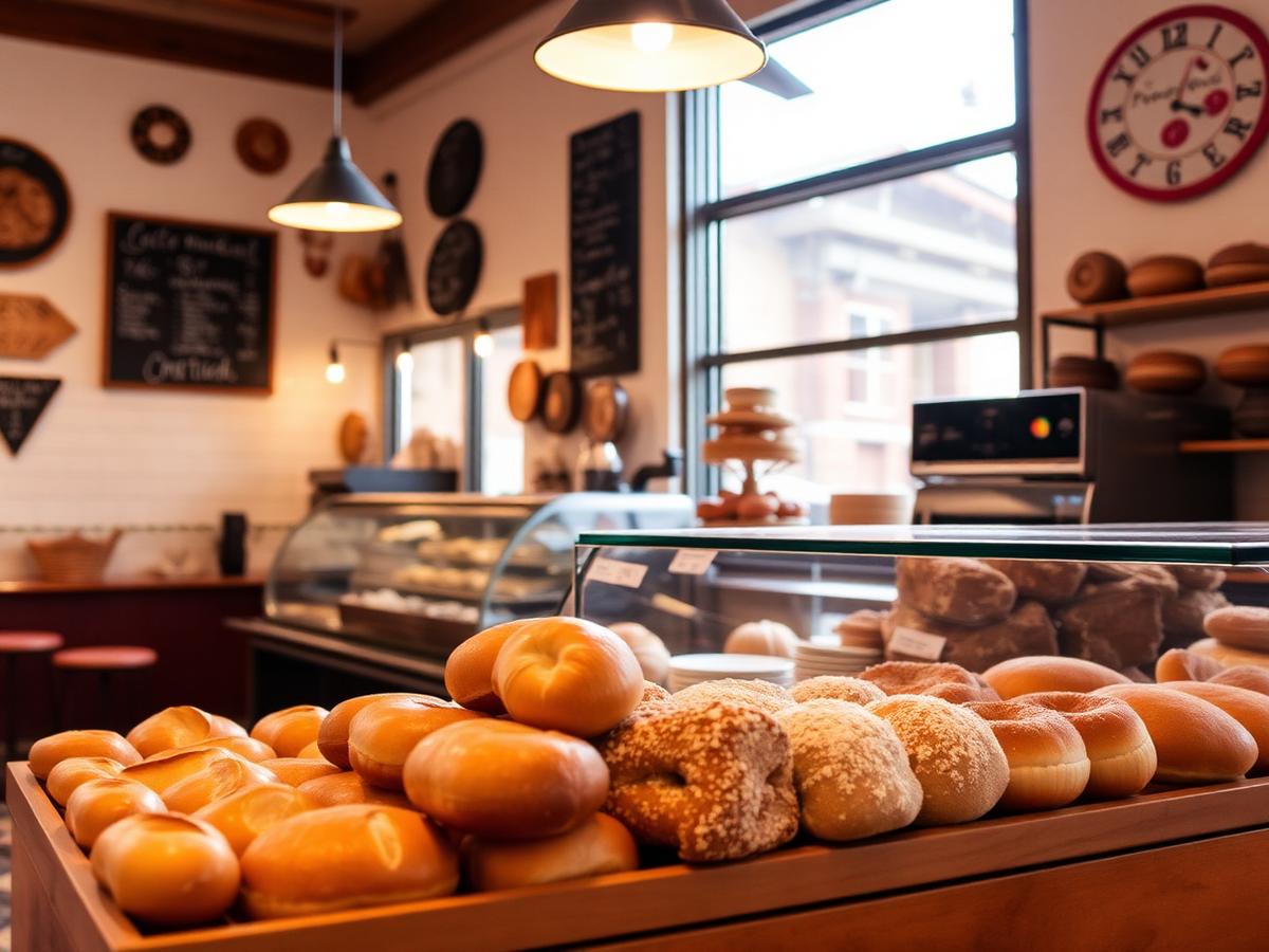 Warm panadería with pan dulce